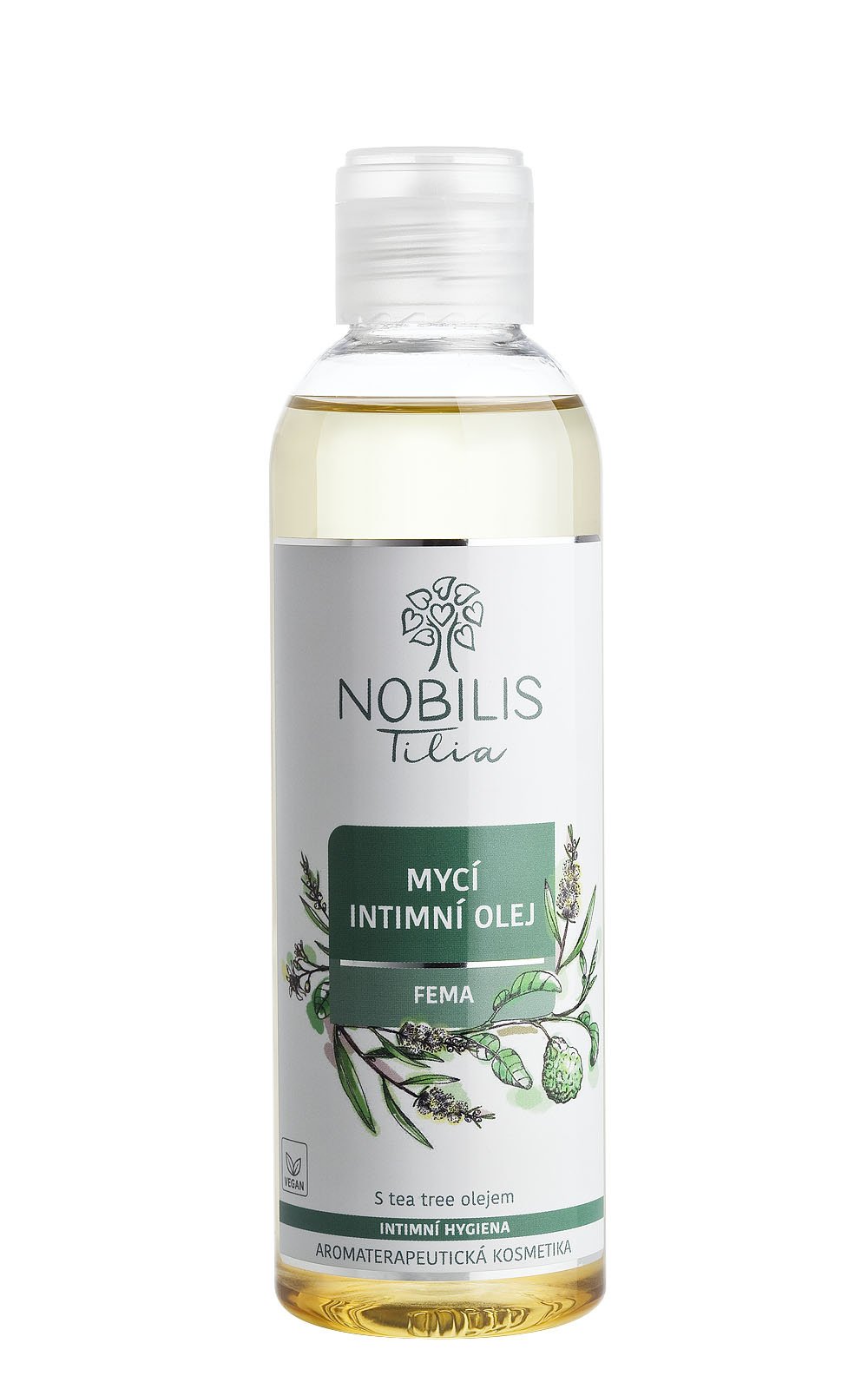 Nobilis Tilia Mycí intimní olej Fema pro intimní hygienu 200 ml